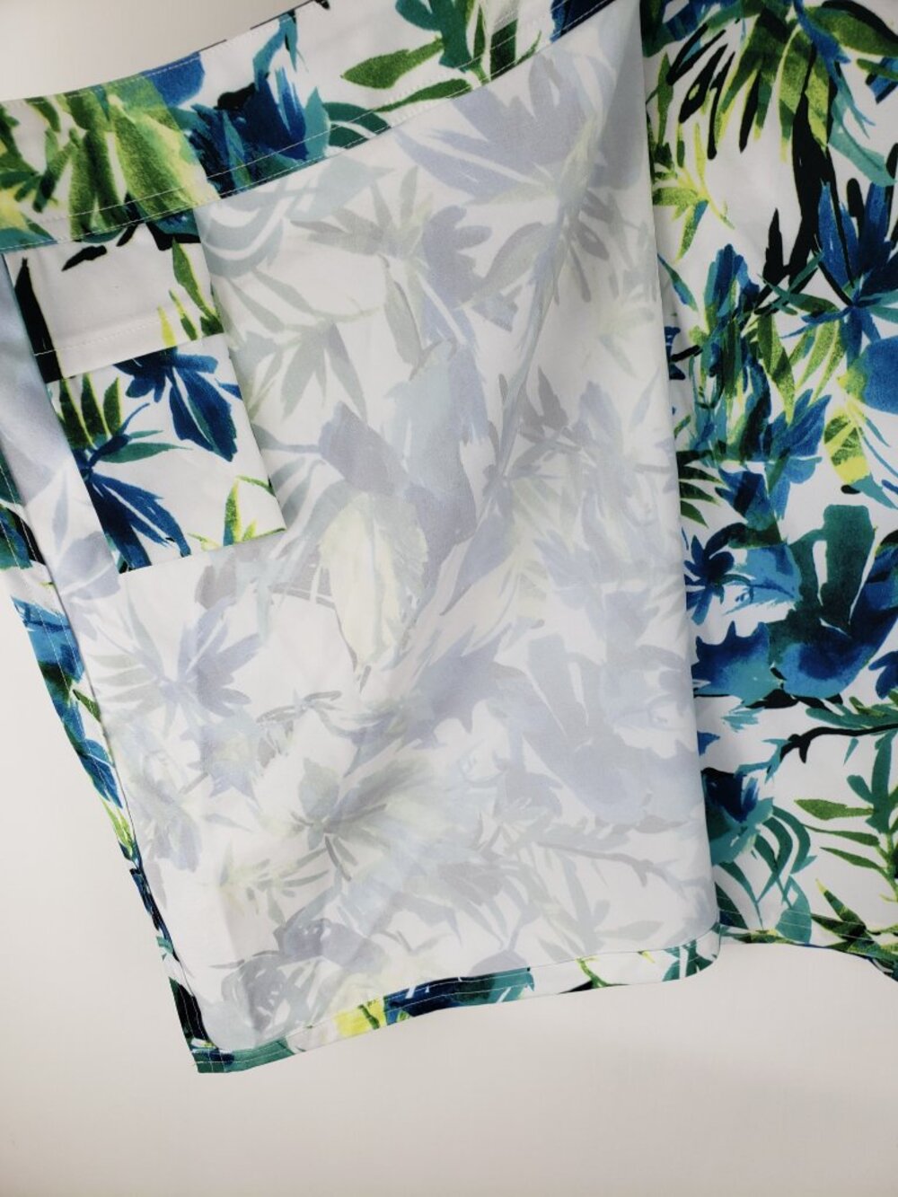RipSkirt Hawaii Wrap Skirt Lightweight Green Blue Tropical Quick Dry Womens XS - Picture 5 of 9